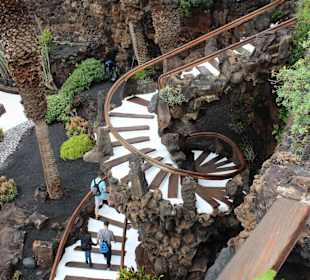 Von Manrique angelegter Garten