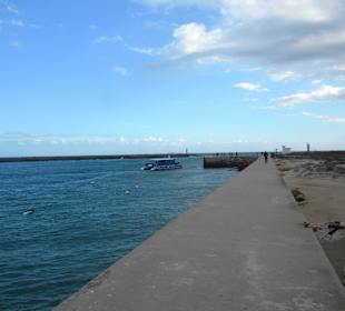 Ankunft des Katamarans