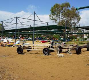 Vom Sunrise Richtung Kumköy-Evrenseki am Strand
