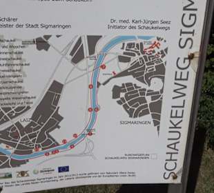 Schaukelweg an der Donau