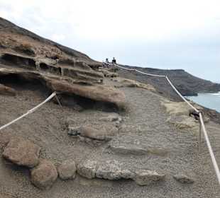 Zugang zum See von El Golfo aus