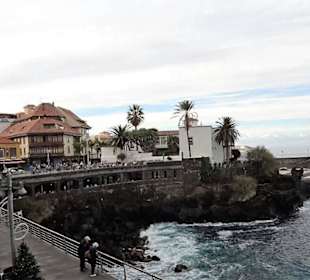 Ausblick vom Balkon im 1. Stock