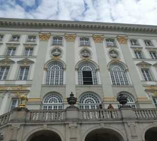 Beim Schloss Nymphenburg in München
