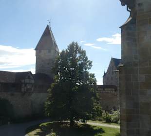 Bei der Besichtigung der Veste Coburg