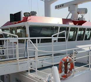 Reger Betrieb im Hafen