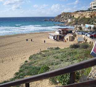 Der feine Sandstrand "Golden Bay" !