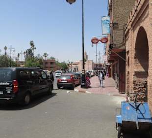 Unterwegs in der Altstadt von Marrakesch