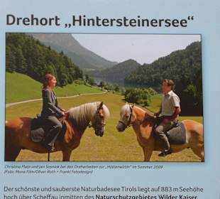 Filmdrehort Hintersteinersee