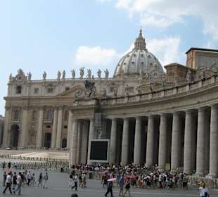 Il colonnato di San Pietro