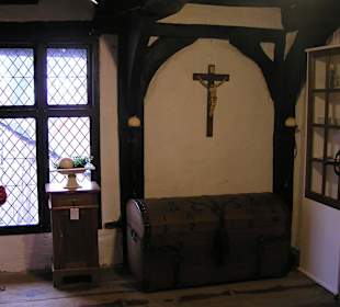 Fachwerkraum von 1340 im hist. Klostergebäude