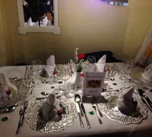 Gedeckter Silvestertisch