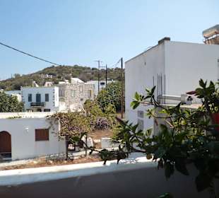 Ausblick von einer Taverne in Mandraki