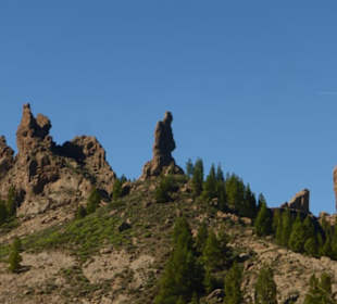 Die Felsformationen vom / am Roque Nublo