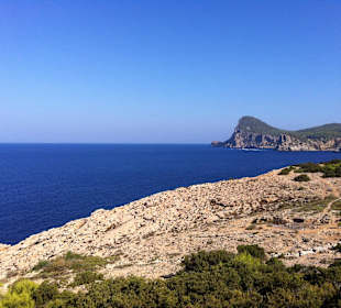 Blick aufs Meer auf unserer Rollertour