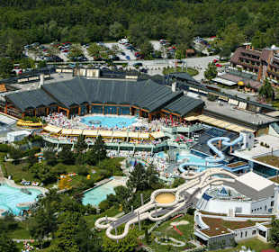 Luftaufnahme von der Therme Loipersdorf