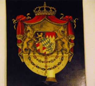 Über den Sarg von König Ludwig