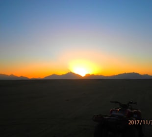 Schöner Sonneuntergang 