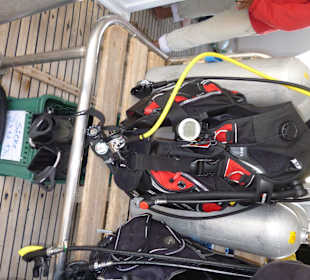 Auf dem Tauchdeck: Silke's Platz 