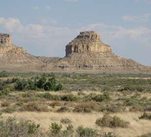 Chaco Canyon in New Mexico