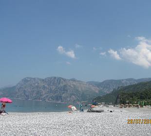 Der Strand, noch nicht so voll