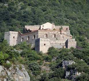 Blick von Villefranche auf das Fort Liberia