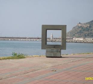 Skulpturen auf der Promenade