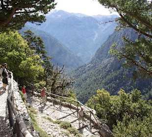 Der Eingang zur Samaria