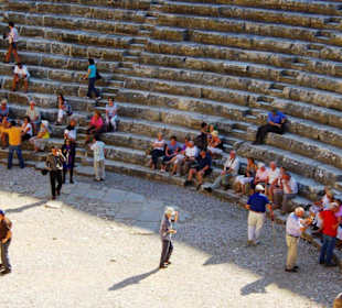 Aspendos An/Abfahrt Landschaft