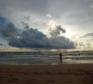 Am Strand Bentota
