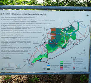 Plan der Naturschutzflächen des Teufelsmoores