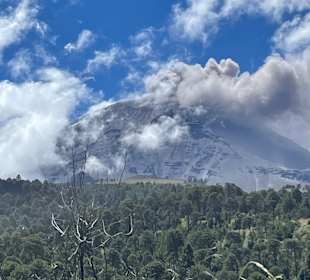 Blick auf den Popocatepl