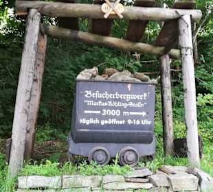 Wegweiser zum Besucherbergwerk
