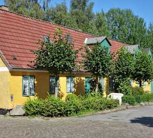 In der rekonstruierten Werksarbeiter-Siedlung