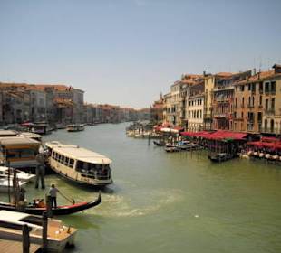 Canal Grande - Blick von der Rialtobrücke