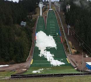 Skischanzen- Winter vorbei, Frühjahr noch nicht da
