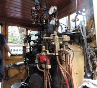 Führerstand der Lok