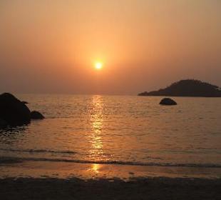 Sonnenuntergang am Palolem Beach