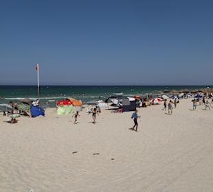 Der öffentliche Strand