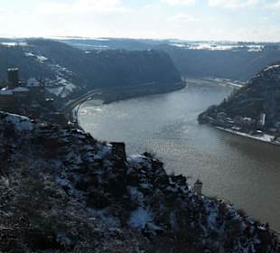 Dreiburgenblick mit Burg Katz