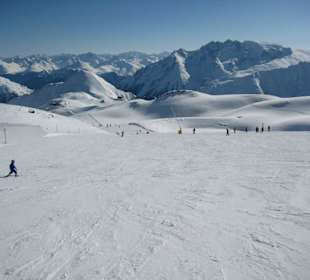 Panoramaabfahrt zum Idjoch