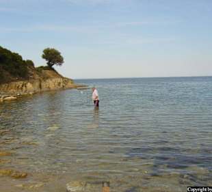 Unser Strand bei Nikiti
