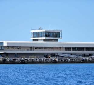 Blick auf das Kreuzfahrt-Terminal