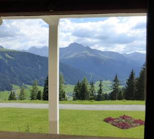 Blick aus dem Röntgenraum der Schatzalp