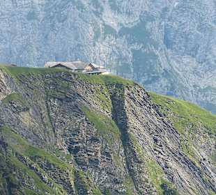 Die First im Blick, aber noch ein Stückchen