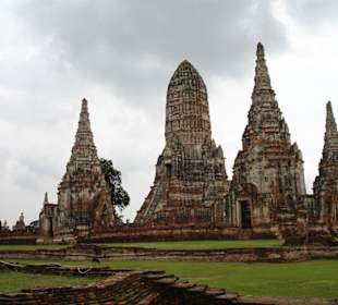 Tempelruine in Ayutthaya