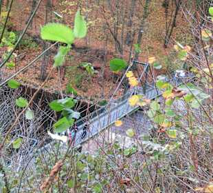 Vom Burgfenster gesehen ,Brücke an der Grunau