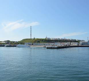 Helgolan an einem heissen Sommertag