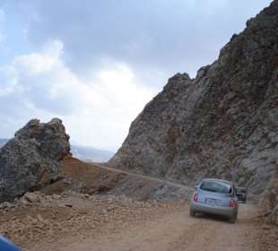 "Straße" zum Strand von Gramvoussa