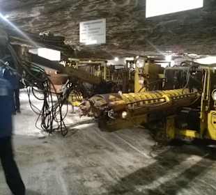 Im Erlebnisbergwerk Merkers