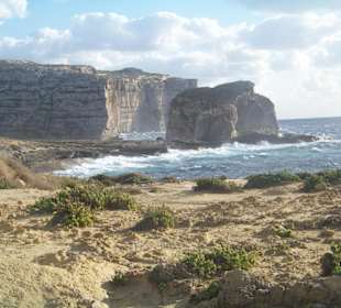 Wilde Küste am Azur Fenster